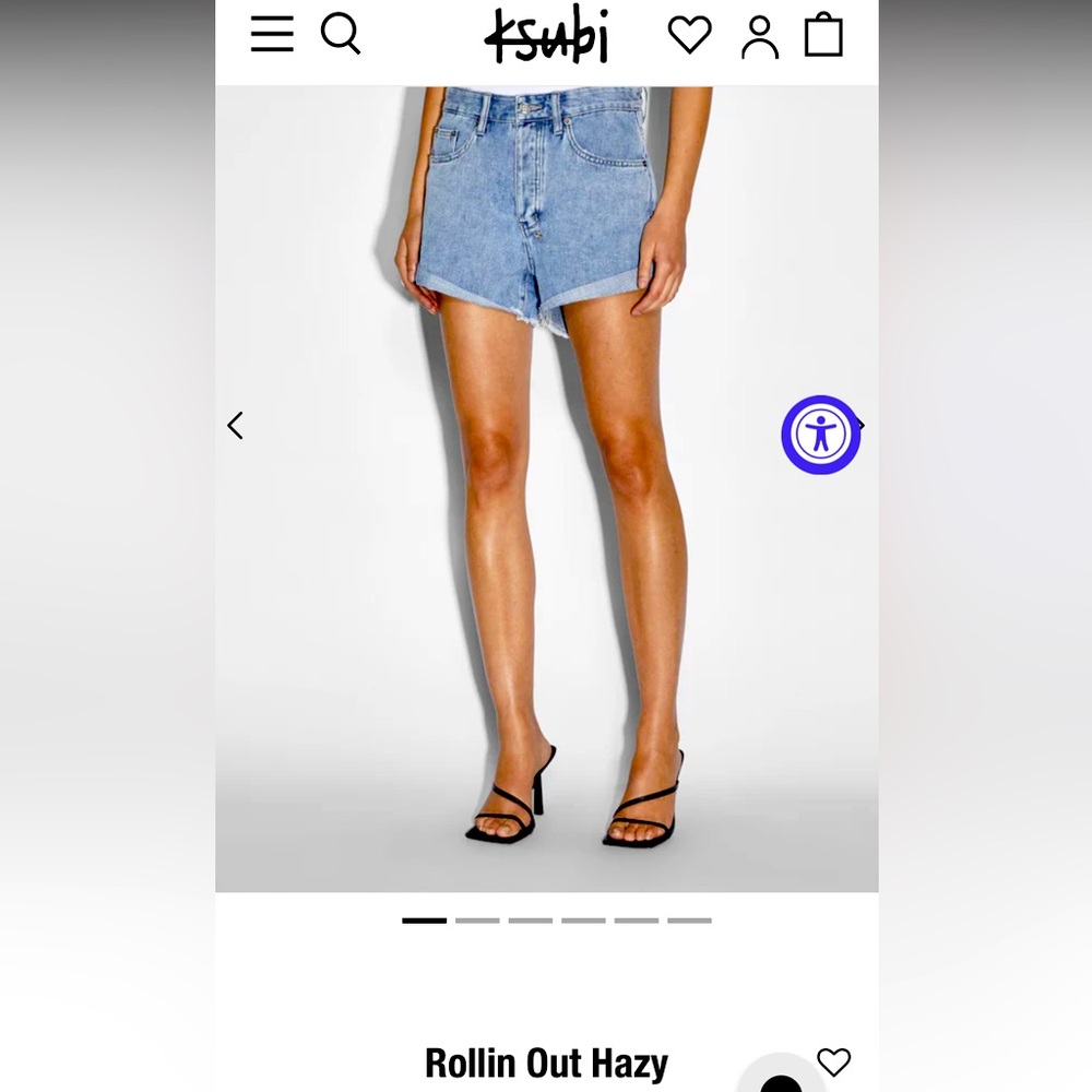 Ksubi denim shorts
